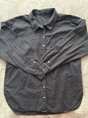Velvet Heart Charcoal Button-Down Shirt
